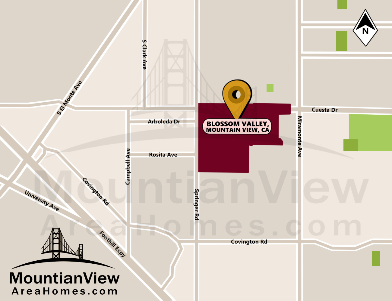 Homes for Sale in Blossom Valley, Mountain View, CA Charles Mortimer