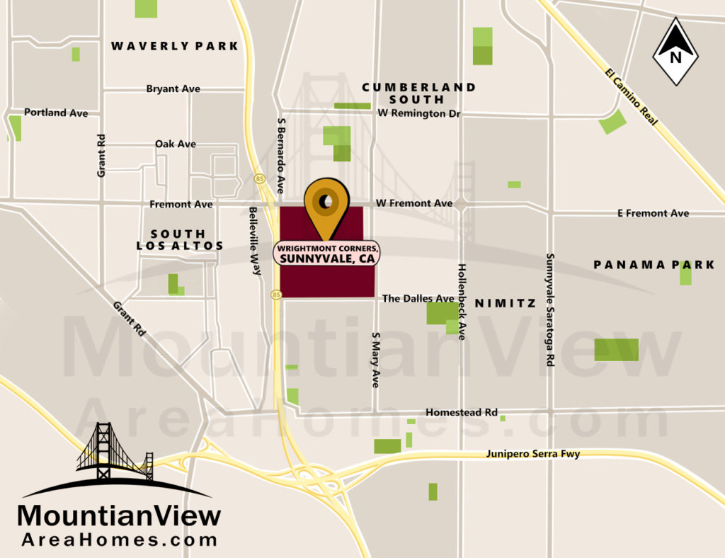 Homes for Sale in West Valley/Wrightmont Corners, Sunnyvale, CA