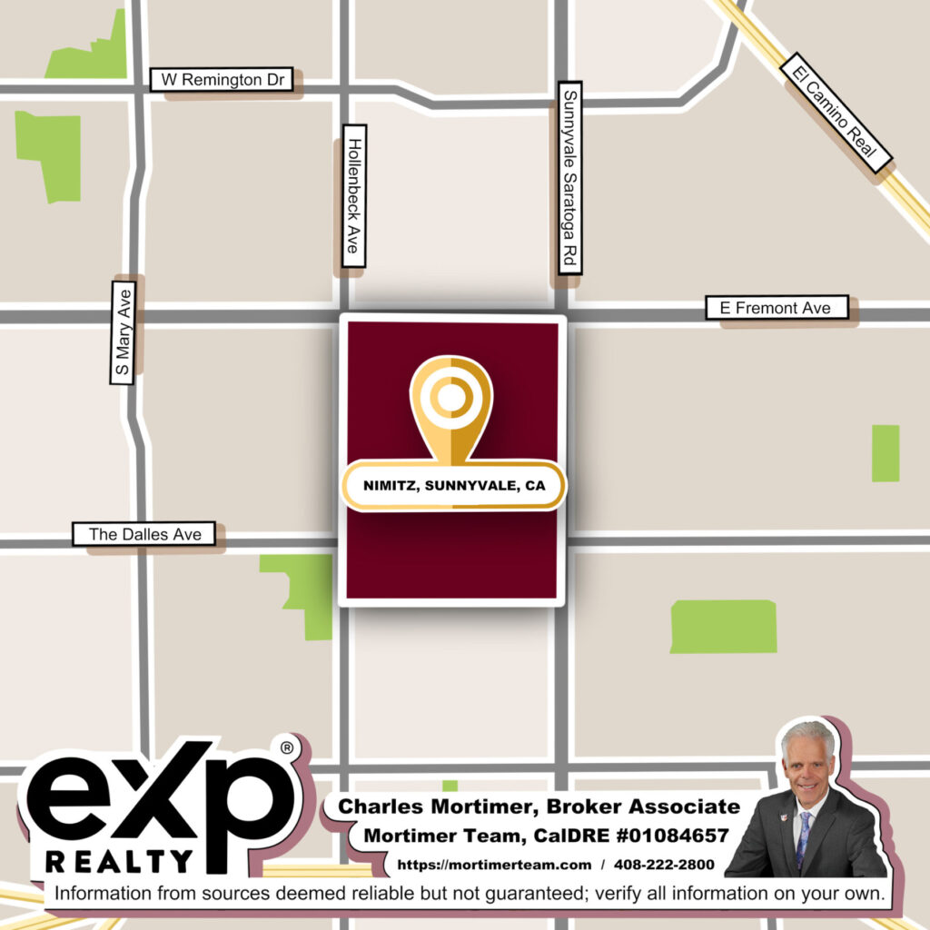 Custom map image for the community guide in Nimitz Sunnyvale Homes for Sale